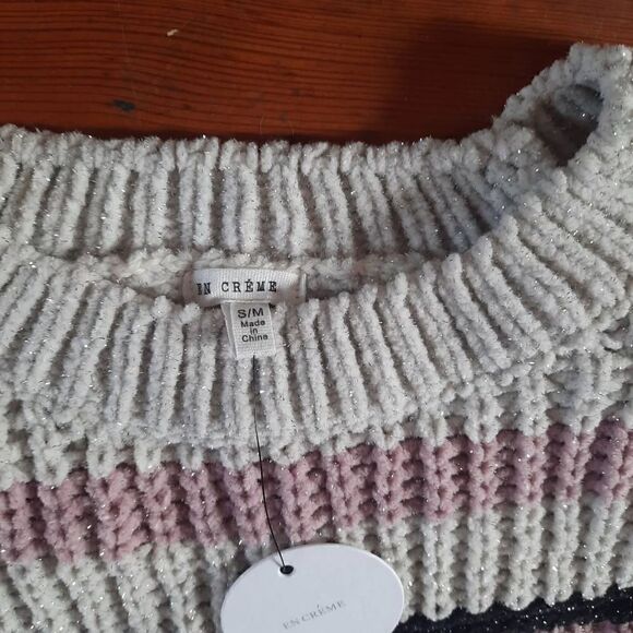 NWT Knit Sparkly Sweater  - Picture 2 of 7